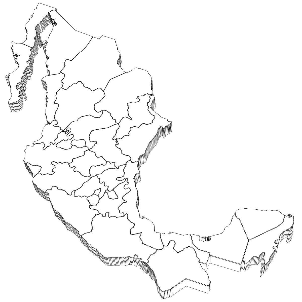 3d மேப் மெக்ஸிக்கோ